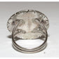 Navajo Kingman Turquoise Ring P. Skeets Sterling Silver