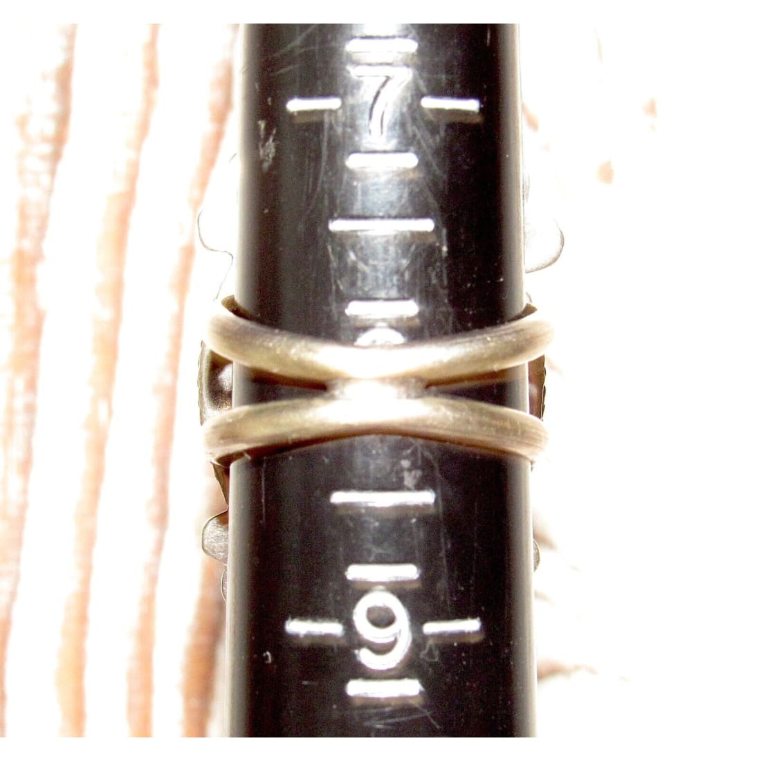 Navajo Kingman Turquoise Ring Size 8 by Lyanne Goodluck