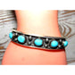 Navajo Kingman Turquoise Stacker Cuff Bracelet Sterling