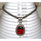 Navajo Lady Bug Inlay Pendant Sterling Turquoise Coral