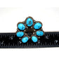 Navajo Naja Ring Size 7 Kingman Turquoise Statement Ring