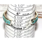 Navajo Number 8 Turquoise Inlay Cuff Bracelet Steve