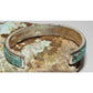 Navajo Number 8 Turquoise Inlay Cuff Bracelet Steve