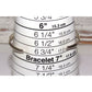 Navajo Number 8 Turquoise Stacker Cuff Bracelet Sterling