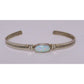 Navajo Opal Bracelet Stacker Sterling Silver Cuff Native