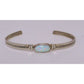 Navajo Opal Bracelet Stacker Sterling Silver Cuff Native