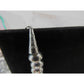 Navajo Pearls Hand Stamped Necklace & Earrings Set Sterling