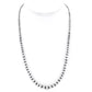 Navajo Pearls Necklace Sterling Silver Graduated Sterling