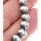 Navajo Pearls Necklace Sterling Silver Graduated Sterling
