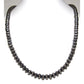 Navajo Pearls Necklace Sterling Silver Saucer Beads Necklace
