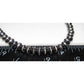 Navajo Pearls Necklace Sterling Silver Saucer Beads Necklace