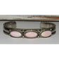 Navajo Pink Conch Bracelet Stacker Sterling Silver Cuff G.