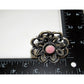 Navajo Pink Conch Flower Statement Ring Size 8 Sterling