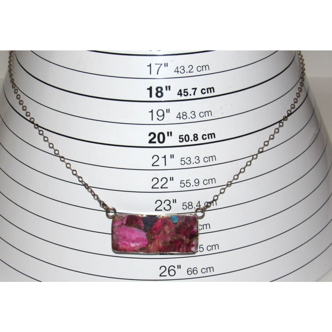 Navajo Purple Oyster Bar Necklace Sterling Silver Native