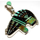 Navajo Ray Jack Bear Pendant Turquoise Jet Inlay Native