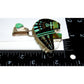 Navajo Ray Jack Bear Pendant Turquoise Jet Inlay Native