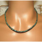 Navajo Rolled Turquoise Heishi Choker Necklace Native