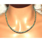 Navajo Rolled Turquoise Heishi Choker Necklace Native