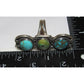 Navajo Royston & Number 8 Turquoise Statement Ring Sz 10