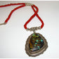 Navajo Royston Turquoise & Coral Necklace by Fred Peters