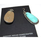 Navajo Royston Turquoise Dangle Earrings Sterling Silver L