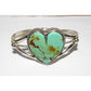 Navajo Royston Turquoise Heart Cuff Bracelet Marcella James