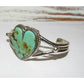 Navajo Royston Turquoise Heart Cuff Bracelet Marcella James