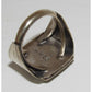 Navajo Royston Turquoise Men Ring Size 10.5 Sterling Silver