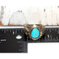 Navajo Royston Turquoise Men Ring Size 10 Sterling Silver