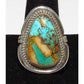 Navajo Royston Turquoise Ring Sz 10 Sterling Silver D.