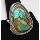 Navajo Royston Turquoise Ring Sz 10 Sterling Silver D.
