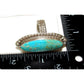 Navajo Royston Turquoise Ring Sz 8 Adjustable Sterling