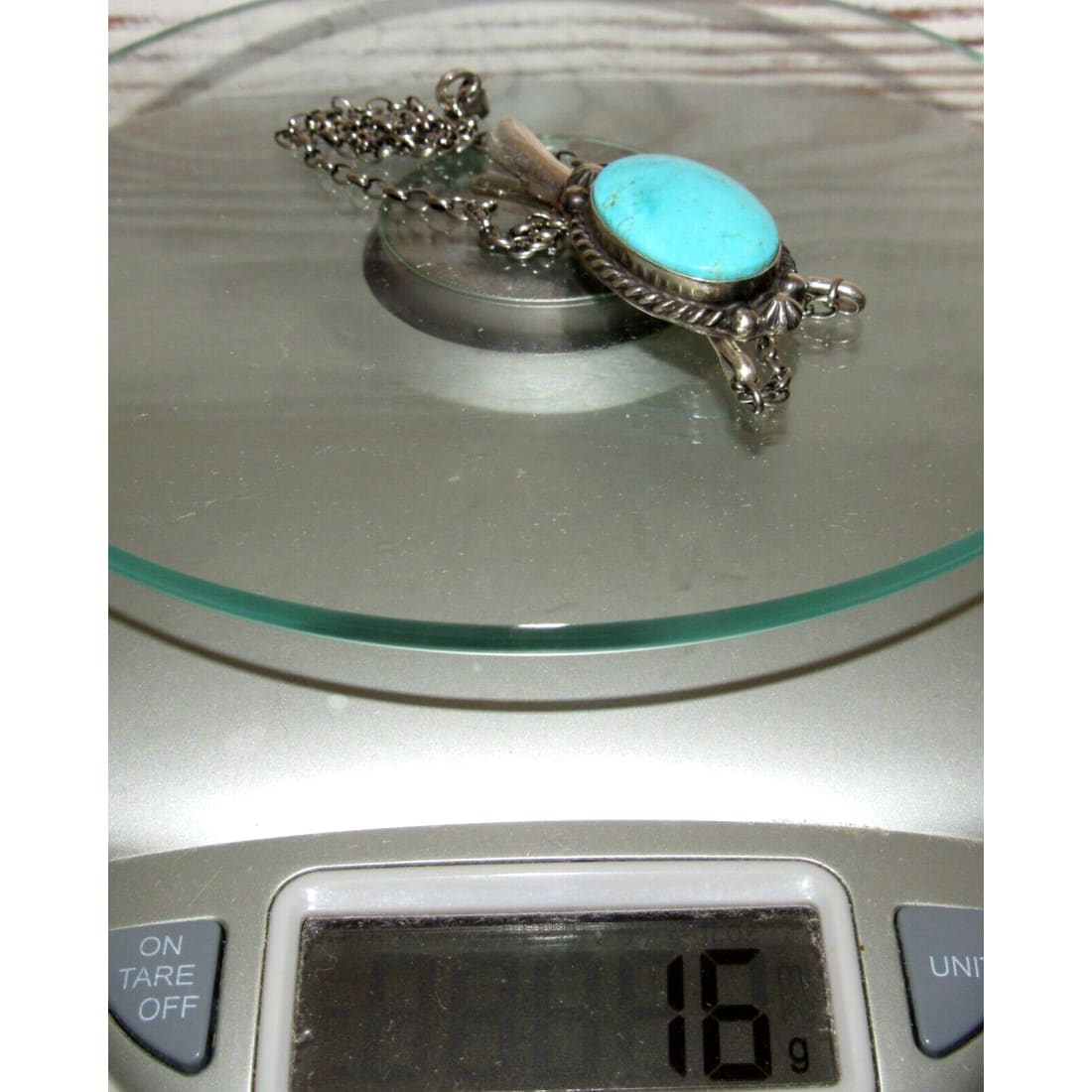 Navajo Royston Turquoise Squash Blossom Necklace Sterling