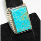 Navajo Royston Turquoise Statement Men Ring Sz 8.5 R. Jack