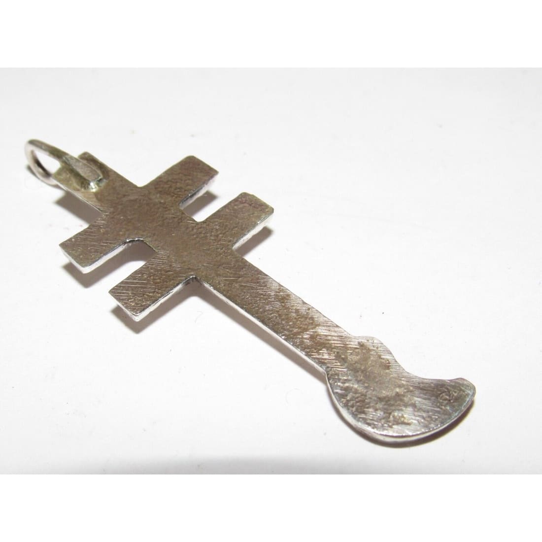 Navajo Sand Cast Dragonfly Cross Pendant Sterling Silver -