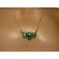Navajo Sonoran Gold Turquoise Cluster Bar Necklace Sterling