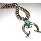 Navajo Squash Blossom Necklace E Hale Number 8 Turquoise