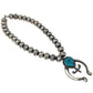 Navajo Squash Blossom Necklace E Hale Number 8 Turquoise
