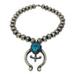 Navajo Squash Blossom Necklace E Hale Number 8 Turquoise