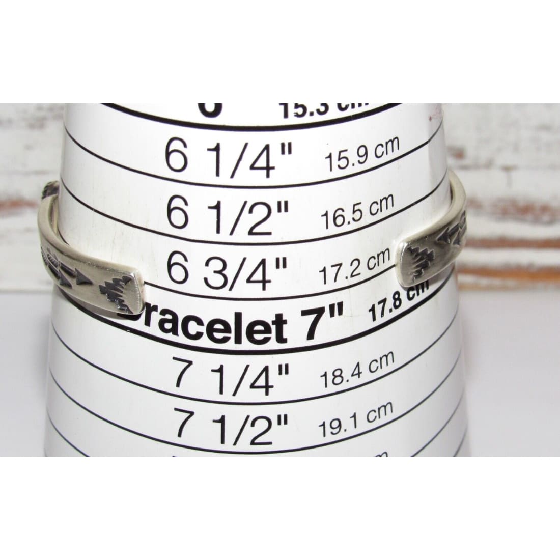 Navajo Stacker Cuff Bracelet Sterling Silver M Cayatineto -