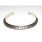 Navajo Sterling Carinated Ingot Double Sided Cuff Bracelet