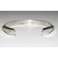 Navajo Sterling Carinated Ingot Double Sided Cuff Bracelet