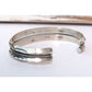 Navajo Sterling Silver Carinated Stacker Cuff Bracelet