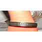 Navajo Sterling Silver Ingot Hand Stamped Stacker Cuff