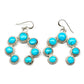 Navajo Sterling Turquoise Naja Earrings Native American