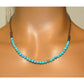 Navajo Turquoise Bead Heishi Choker Necklace Native