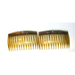 Navajo Turquoise Hair Combs Sterling Silver - A Pair -