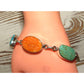 Navajo Turquoise Orange Purple Spiny Adjustable Link