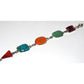 Navajo Turquoise Orange Purple Spiny Adjustable Link