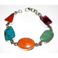 Navajo Turquoise Orange Purple Spiny Adjustable Link